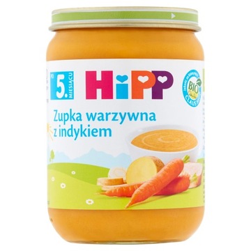HIPP ОВОЩНОЙ СУП, ИНДЕЙКА ЭКО 190Г