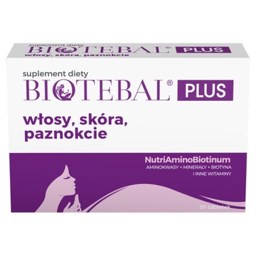 BIOTEBAL PLUS ВОЛОСЫ КОЖА НОГТИ 30 ТАБЛЕТКОВ