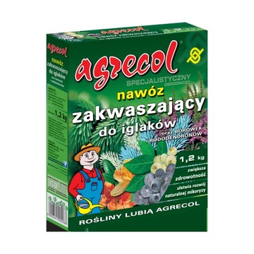 Подкисляющее удобрение для хвойных растений 1,2кг /Агрекол/