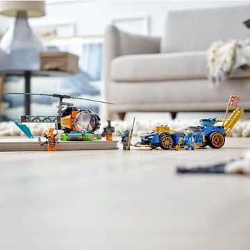 LEGO 71776 Ninjago — EVO Racer Джея и Нии, ОРИГИНАЛЬНЫЕ НОВЫЕ кубики