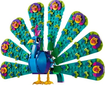 LEGO 31157 Egzotyczny paw Creator 3 w 1 motyl ważka