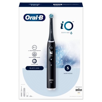 Магнитная зубная щетка Oral-B iO6 Black Onyx