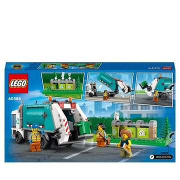 LEGO CITY 60386 Грузовик для переработки мусора — мусоровоз
