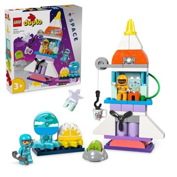 LEGO DUPLO 10422 ПРИКЛЮЧЕНИЯ КОСМИЧЕСКОГО ШАТЛА 3 В 1