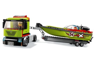 LEGO 60254 Городской транспортер гоночных лодок