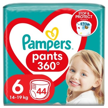 PAMPERS БРЮКИ 44 ПОДГУЗНИКИ ПОДГУЗНИКИ БРЮКИ РАЗМЕР 6
