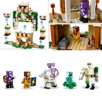 LEGO MINECRAFT 21250 ФИГУРКА ПАМЯТНИКА ЖЕЛЕЗНОГО ГОЛЕМА ЖЕЛЕЗНЫЙ ГОЛЕМ