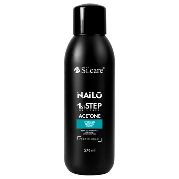 Silcare Nailo 1st Step Nail Acetone do usuwania lakierów hybrydowych 570ml