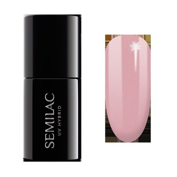Semilac lakier hybrydowy 7ml 376 stone pink