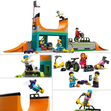 LEGO CITY 60364 БЛОКИ УЛИЧНОГО СКЕЙТПАРКА