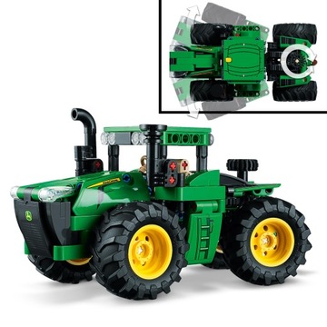 LEGO Technic 42136 Трактор John Deere 9620R Полноприводной трактор с прицепом 8+