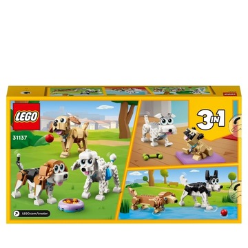 LEGO CREATOR 31137 UROCZE PSIAKI + LEGO TORBA PAPIEROWA ŚREDNIA 6315792