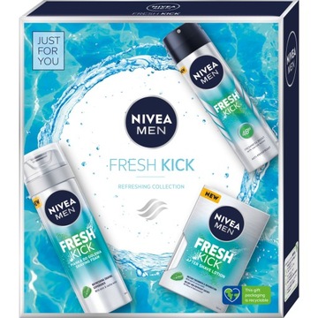 Nivea Men Fresh Kick Набор мужской косметики из 3 предметов