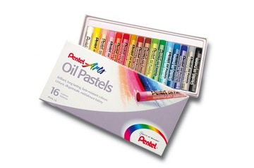 Pastele olejne Pentel PHN mix 16 kolorów