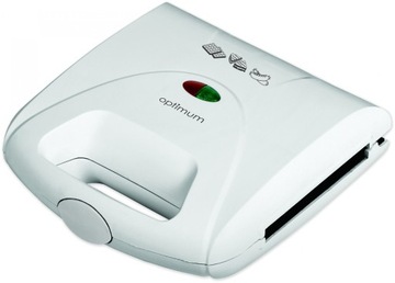 Тостер БЕЛЫЙ тостер вафельный гриль Optimum ST-1600 белый 3в1 1100 Вт