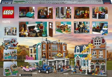 LEGO Creator Expert 10270 Трехэтажный книжный магазин Многоквартирный дом Модульное здание