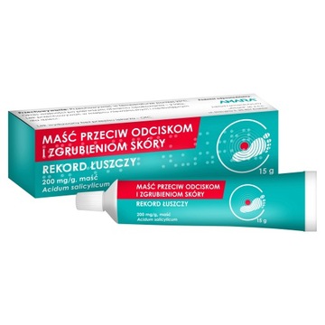 Рекорд пилинг мазь от мозолей с салициловой кислотой 15г