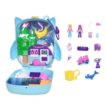 LALKA POLLY POCKET SOWA PIŻAMA PARTY SÓWKI zestaw do zabawy