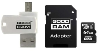 Karta MICROSD 64GB do kamerki samochodowej