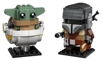 LEGO BrickHeadz 75317 Мандалорец и ребенок