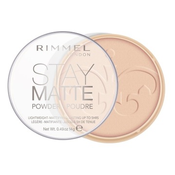 Прессованная пудра RIMMEL STAY MATTE - 003 PEACH GLOW 14г
