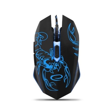 6D проводная оптическая игровая мышь со светодиодной подсветкой, USB