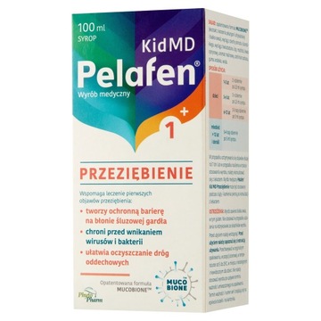 Pelafen Kid MD Przeziębienie, syrop