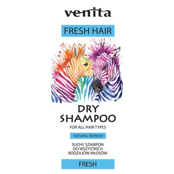 Venita Fresh Hair Dry Shampoo Свежий шампунь для сухих волос 75мл