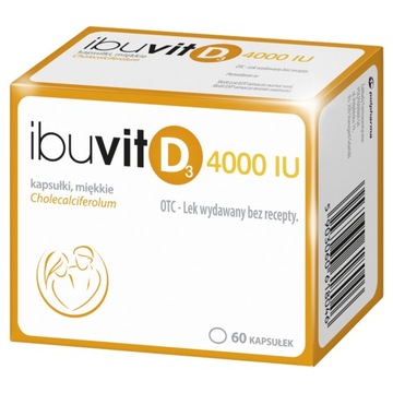 Ибувит Д3 4000 МЕ, мягкие капсулы, 60 шт.