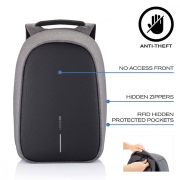 Plecak Antykradzieżowy na laptop 13,3” XD Design Bobby Hero Small P705.702