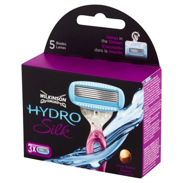 Сменные лезвия для женской бритвы Wilkinson Hydro Silk 3 шт.