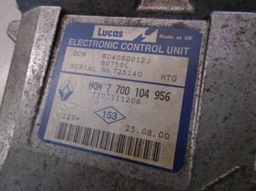 фото thumb №4, Блок управления двигателя renault kangoo 1.9d 7700111206