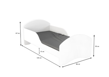 Детская кроватка LEO2 кроватка 160х80 детская мебель