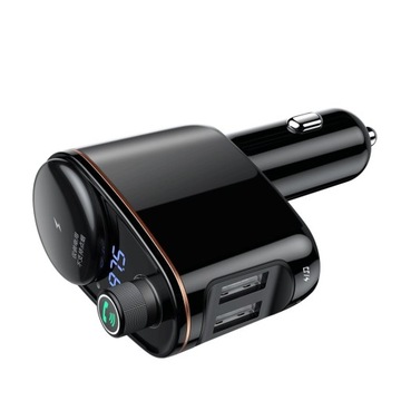 FM-передатчик Baseus, Bluetooth, MP3, зарядное устройство, 2 порта USB