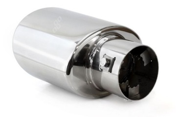 фото thumb №10, Наконечник выхлоп глушителя накладка na гаситель хром сталь нержавеющая mt 014