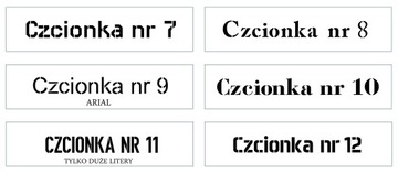 Пластиковые шаблоны Буквы 20 см, любой текст.