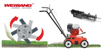 Бензиновый скарификатор Weibang PROFESSIONAL WB38
