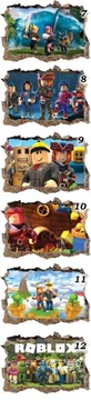 3D наклейки Roblox для детей 100х70