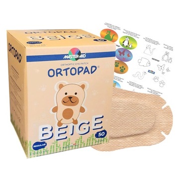 100шт телесные патчи для глаз JUNIOR Ortopad