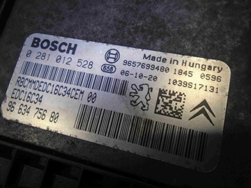 фото thumb №6, Бортовой компьютер блок управления peugeot 206 1.4hdi 9663475680