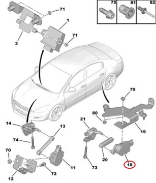 фото thumb №10, Датчик света ксеноновых citroen t. c5 ii, c6/ peugeot 508 04-