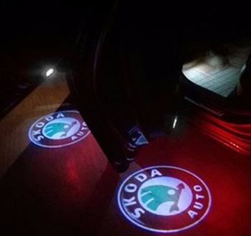 фото thumb №3, Skoda octavia ii 04- проектор led логотип двері