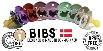 Соска-BIBS Натуральная РЕЗИНА ГЕВЕЯ 0m+ S IRON