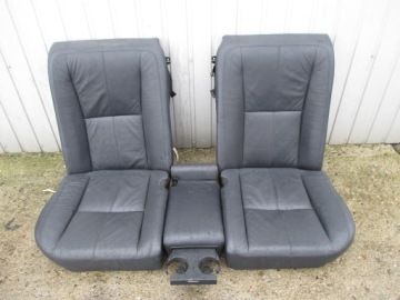 фото thumb №1, Mercedes s w221 05- заднее сиденье задняя - czarna кожа