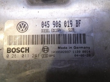 фото thumb №4, Комп'ютер vw polo iv 9n 1.4 tdi 75km amf 0281011241