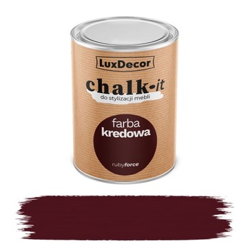 Farba kredowa do mebli Chalk-it Ruby Force