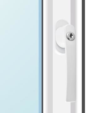 WINDOW SECURITY Алюминиевая ручка для ключа