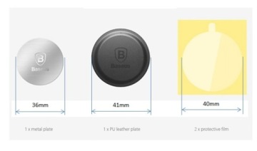 2pcs Baseus пластины - для телефона GPS камеры на магнитный держатель Магнит
