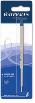 WATERMAN WKŁAD NIEBIESKI DO DŁUGOPISU NIEBLAKNĄCY