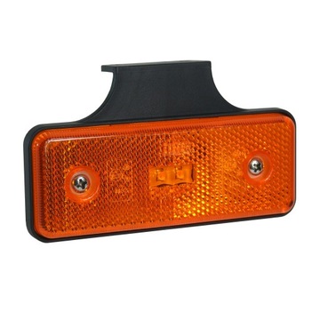 Боковой габаритный фонарь LED габаритный отражатель ЖЕЛТЫЙ 12-24В